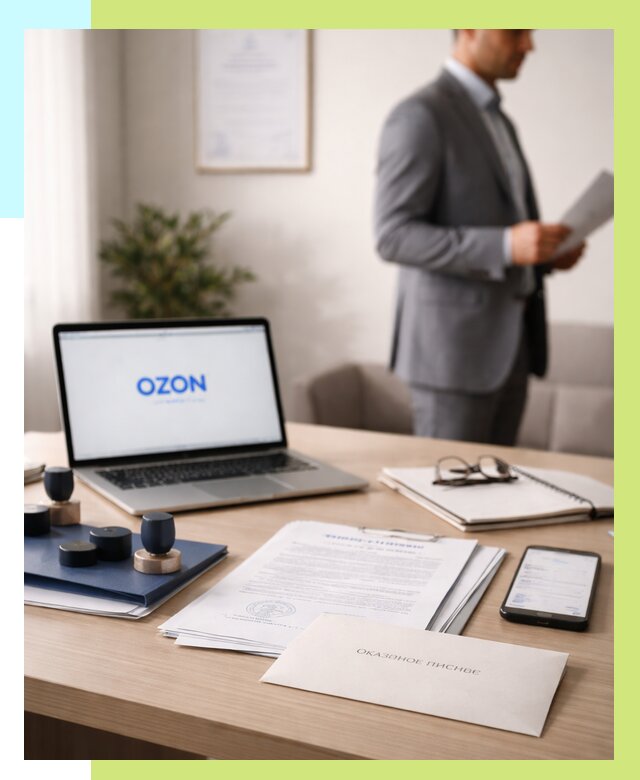Отказное письмо для Ozon в Кизляре от 3556 р. | Сертэкс